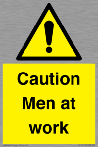 WV12810: Caution Men at work