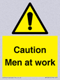 WV12810: Caution Men at work