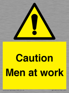WV12810: Caution Men at work