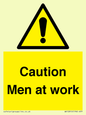 WV12810: Caution Men at work