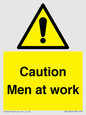 WV12810: Caution Men at work
