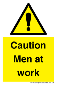 WV12810: Caution Men at work