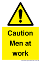 WV12810: Caution Men at work