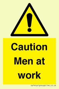 WV12810: Caution Men at work