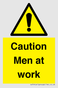 WV12810: Caution Men at work
