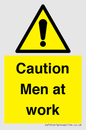 WV12810: Caution Men at work