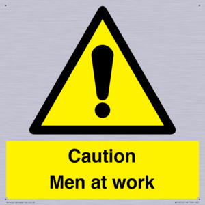 WV12810: Caution Men at work