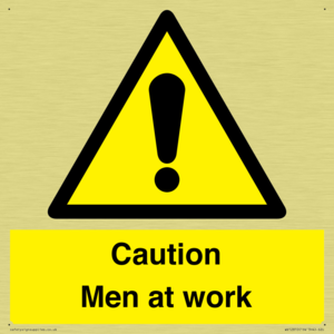 WV12810: Caution Men at work