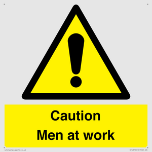 WV12810: Caution Men at work