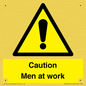 WV12810: Caution Men at work