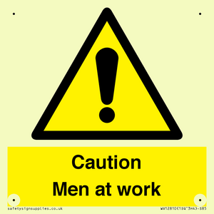 WV12810: Caution Men at work