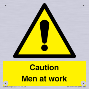 WV12810: Caution Men at work