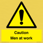 WV12810: Caution Men at work