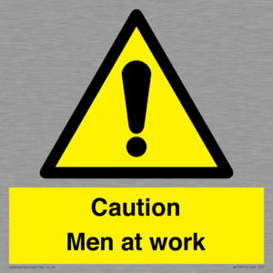 WV12810: Caution Men at work