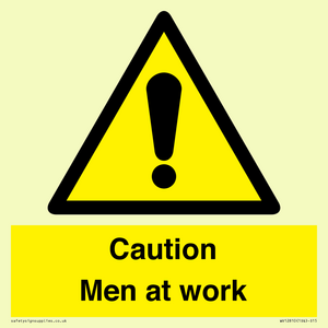 WV12810: Caution Men at work