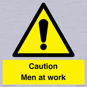 WV12810: Caution Men at work