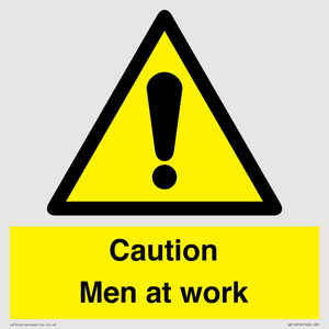 WV12810: Caution Men at work