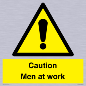 WV12810: Caution Men at work