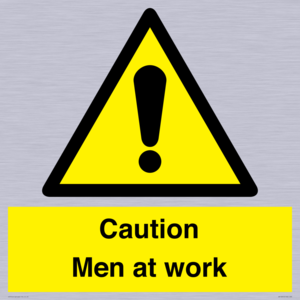 WV12810: Caution Men at work
