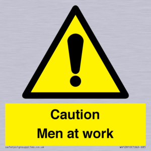 WV12810: Caution Men at work