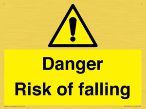 WV12812: Danger Risk of falling