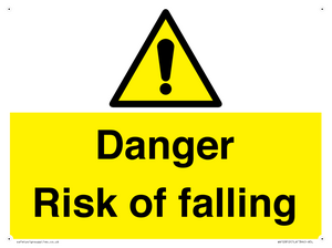 WV12812: Danger Risk of falling