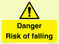 WV12812: Danger Risk of falling