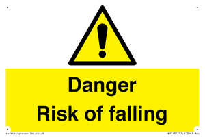 WV12812: Danger Risk of falling