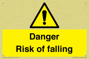 WV12812: Danger Risk of falling