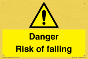 WV12812: Danger Risk of falling