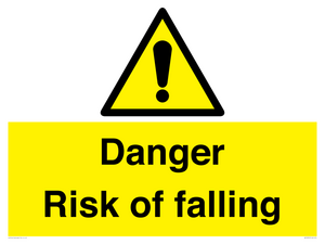 WV12812: Danger Risk of falling