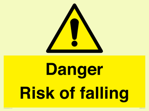 WV12812: Danger Risk of falling