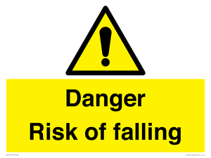WV12812: Danger Risk of falling