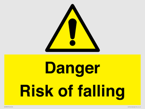WV12812: Danger Risk of falling