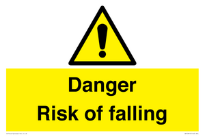 WV12812: Danger Risk of falling