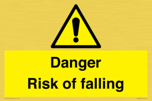 WV12812: Danger Risk of falling