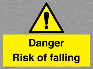 WV12812: Danger Risk of falling