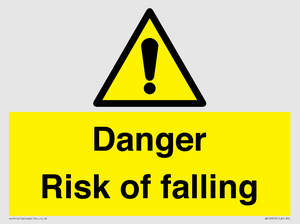 WV12812: Danger Risk of falling