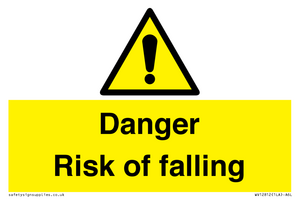 WV12812: Danger Risk of falling