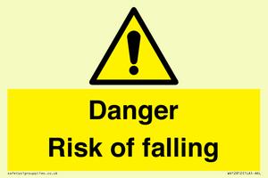 WV12812: Danger Risk of falling
