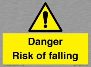WV12812: Danger Risk of falling