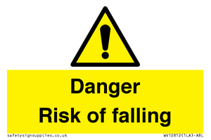 WV12812: Danger Risk of falling