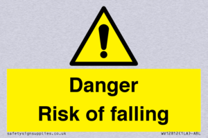 WV12812: Danger Risk of falling