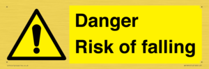 WV12812: Danger Risk of falling