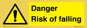 WV12812: Danger Risk of falling
