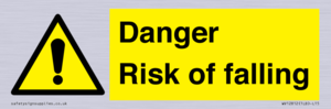 WV12812: Danger Risk of falling