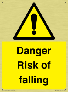 WV12812: Danger Risk of falling