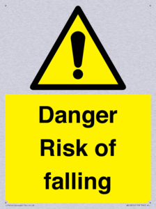 WV12812: Danger Risk of falling
