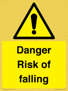 WV12812: Danger Risk of falling