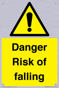 WV12812: Danger Risk of falling